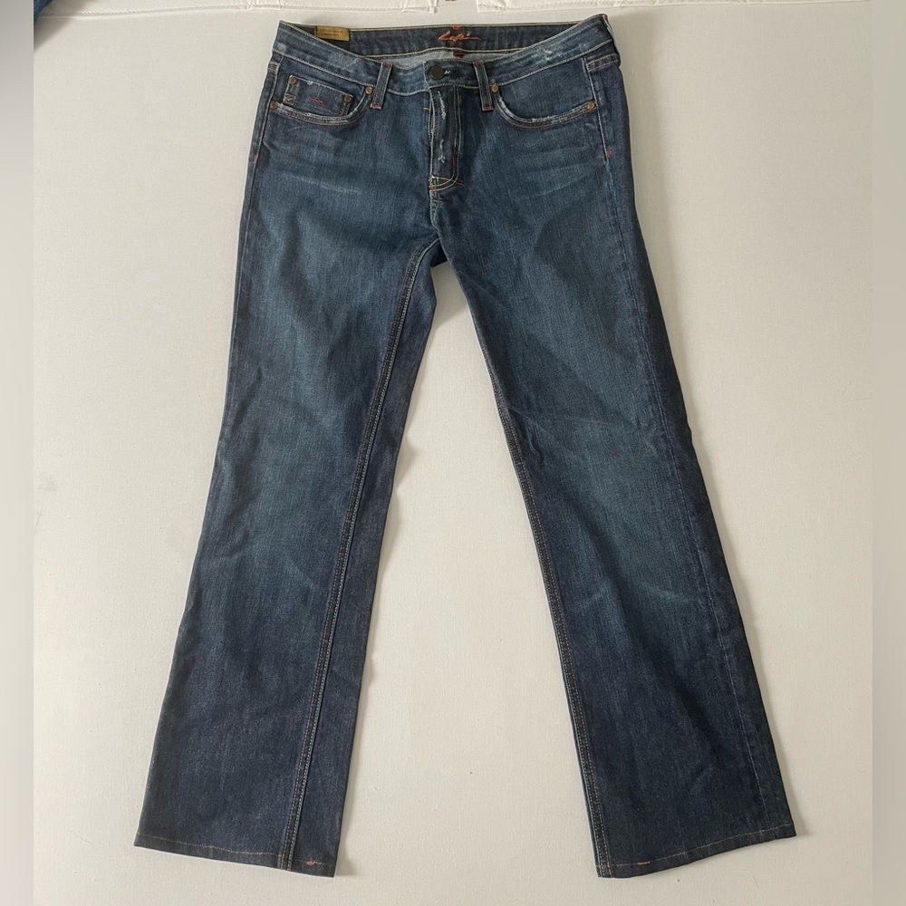 Lofli Premium Denim Medium Dark Wash Straight Leg 31 *hemmed* Short
